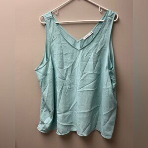 Ricki’s Women’s Light Blue V Neck Tank Top